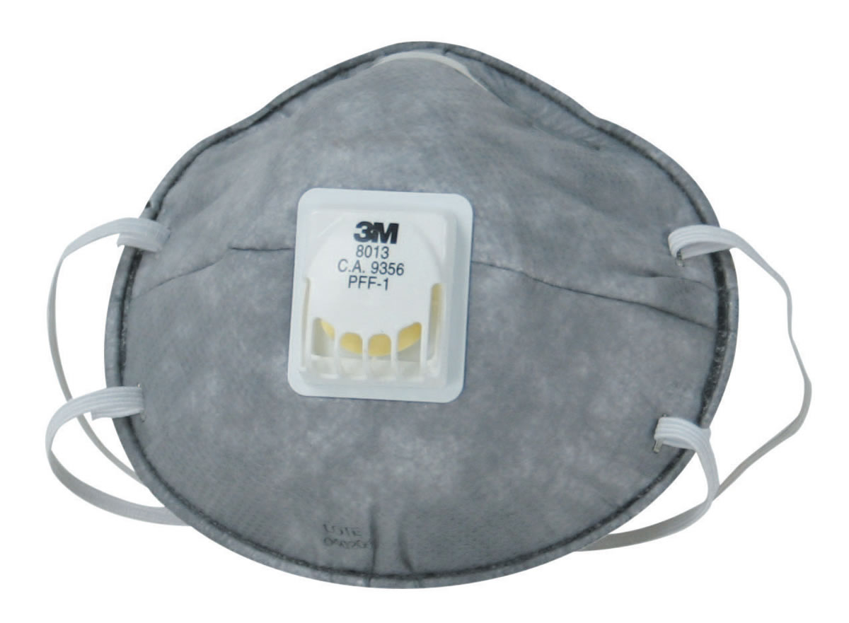 Respirador para vapores orgÃ¡nicos con vÃ¡lvula